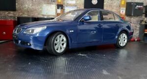 BMW 530i Blue 1:18 Diecast Model Car JADI flawed  read pls