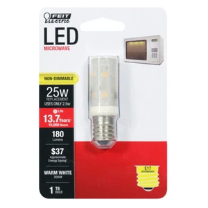 Feit Electric acre T8 E17 (Intermediate) LED Bulb Warm White 25 Watt Equivalence - Picture 1 of 1