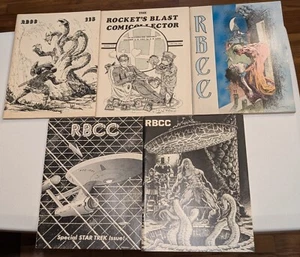 Rocket's Blast Comic Collector RBCC Magazine Lot of 5 Issues 115 116 117 118 119 - Picture 1 of 17
