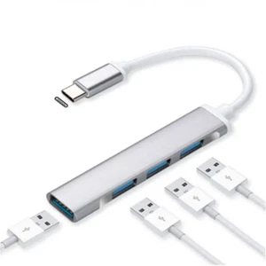 USB C 3.0 Hub Adapter Verteiler 4 Port für Laptop Smartphone Notebook PC 4in1 - Bild 1 von 6