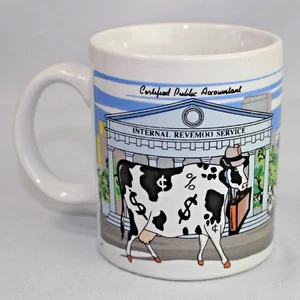 Taza de café taza cowreer vacas certificada profesor de escuela público 2001 - Imagen 1 de 11