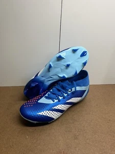 Botines de fútbol Adidas Predator Accuracy.2 FG blanco azul para hombre talla 10,5 GZ0027 - Imagen 1 de 5