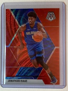 2019-20 PANINI MOSAIC BASKETBALL RED WAVE TMALL PRIZM JONATHAN ISAAC MAGIC - Picture 1 of 2