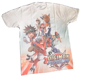 T Shirt Digimon Fusion Anime One sided Unisex Adult Size: M, L, XL - Picture 1 of 7