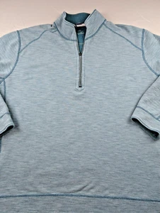 Tommy Bahama Flipshore Reversible Pullover Sudadera Azul Para Hombre Talla 2XL - Imagen 1 de 16