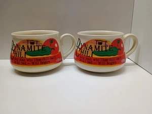 Dynamite Chili Soup Cups “Any Man Who Likes Chili Can’t Be All Bad” Will Rogers - Picture 1 of 5