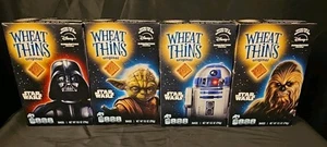 Star Wars Wheat Thins 2025 Set Of 4 Darth Vader, Yoda, R2d2, Chewy - Picture 1 of 13