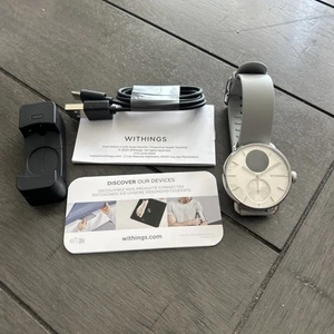 Withings 38mm ScanWatch 2 ECG Temperature Respiratory Smart Watch White No Box - Photo 1 sur 3