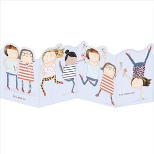 Rosie Made A Thing Fun Comes Out Fold-Out Birthday Card Happy Hour Greeting Card - Picture 1 of 2