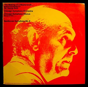 BEETHOVEN: SYMPHONY No. 9-SIR GEORG SOLTI-Rare Promotional Record (Not For Sale) - Imagen 1 de 4
