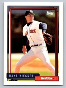 1992 Topps #163 Dana Kiecker Boston Red Sox Baseball Card - Picture 1 of 2