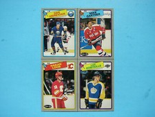 1988/89 O-PEE-CHEE EMPTY BOX BOTTOM HOCKEY CARD PANEL DAVE ANDREYCHUK ROOKIE OPC