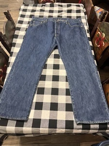 Mens Levi’s 501 Jeans 42x30 Blue Jeans Pants Very Nice - Picture 1 of 7