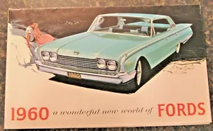 Original 1960 Ford - Fold Out Color Sales Brochure vg+ - Picture 1 of 5
