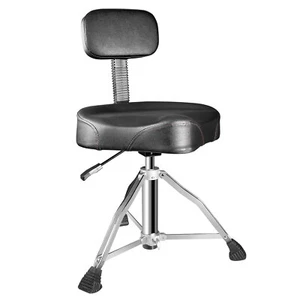 SONICAKE Drum Throne Widen w/Backrest Stool Adjustable Motorcycle-Style Seat AU - Picture 1 of 7