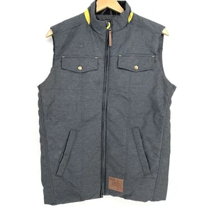 Timeless Elements for McDonalds Puffer Vest Adult Small Employee Gray Full Zip - Picture 1 of 7