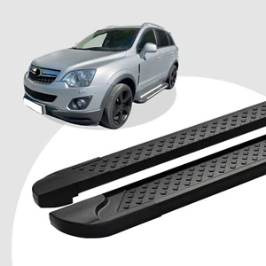 Estribos aptos para Opel Antara a partir de 2016 (modelo: ALMO, color: negro) - Imagen 1 de 11
