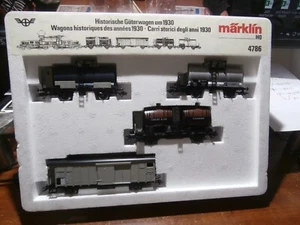 MARKLIN HO SCALE # 4786 HISTORISCHE GUTERWAGEN UM 1930-SBB - Picture 1 of 11