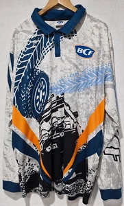 BCF 4WD Themed Fishing/Camping Long Sleeve Shirt Size 3XL - Picture 1 of 6