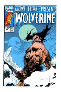 MARVEL COMICS PRÄSENTIERT 95 WOLVERINE, SEHR GUTER ZUSTAND/NM (9,0) URSPRUNG DES BLAUEN/GELBEN ANZUGS* - Bild 1 von 2