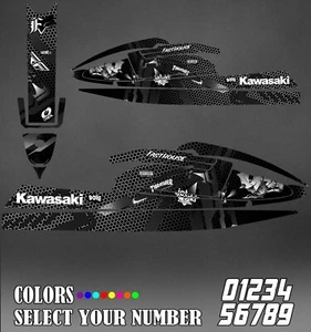 Kit de calcomanías envolvente de gráficos Jet Ski para pegatinas Kawasaki 750 SX 1992-1998 - Imagen 1 de 1
