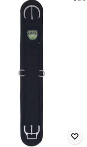 Cincha inteligente recta forrada de fieltro Weaver talla 30 rollo hebilla ajustada negra 35-2370 - Imagen 1 de 1