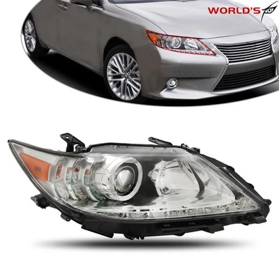 HID Headlight For Lexus ES300H ES350 Xenon 2013 2014 2015 Chrome Right Side RH - Image 1 of 4
