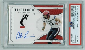 Panini National Treasures 2022 Alec Pierce Team Logo RC Auto/49 Colts PSA 8,5 - Imagen 1 de 2
