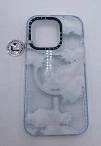 Casetify Clouds Clear Case MagSafe Compatible for iPhone 14 Pro - Picture 1 of 3