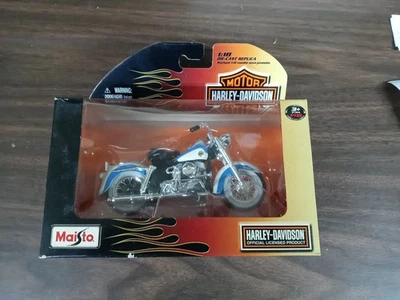 Maisto Harley Davidson 1958 FLH Duo-Glide motocicleta diecast serie 1:18 3947 Foto 1 de 3