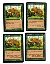 4x Striped Bears EX Weatherlight Mtg Magic EDH 4x x4
