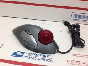 Logitech Marble Mouse T-BC21 USB Wired Trackball ( TESTED WORKING ) - Picture 1 of 2