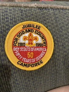 Parche Camporee Boy Scout Jubilee 50 aniversario como nuevo 1910-1960 - Imagen 1 de 1