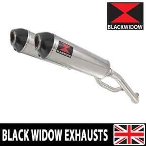 XT 660 X R 2004-2016 Exhaust Silencer Kit 400mm Oval End Cans 400ST - Picture 1 of 5