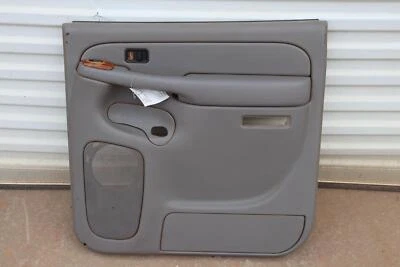 2007 GMC SIERRA 2500 CREW REAR RIGHT PASSENGER INNER DOOR PANEL TRIM COVER OEM - Image 1 of 4