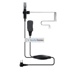 COVERT ACOUSTIC TUBE EARPIECE FOR 2 PIN HYT/ RADIO HYTERA/HYT Radio TC265, TC268 - Picture 1 of 5
