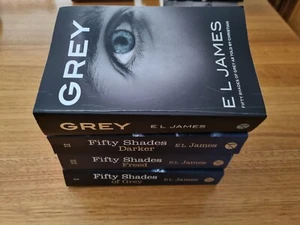 Fifty Shades Of Grey Trilogy Darker, Freed, E L James + Grey Complete Set X 4 - Picture 1 of 9