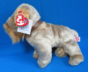 LARGE SCHNITZEL plush PUPPY DOG SCHNAUZER soft toy TY BEANIE BUDDY vintage 2003 - Picture 1 of 8