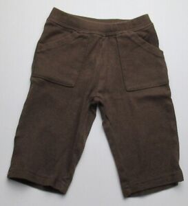 Infant Baby Boys 6 months Just One You Brown Pants 
