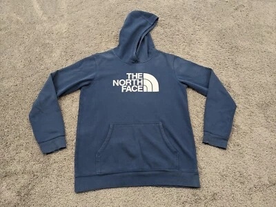 Moletom com capuz The North Face extra grande masculino (18/22) pulôver azul - Imagem 1 de 4