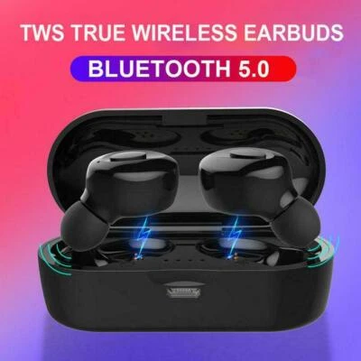 AudioBLUE- Bluetooth 5.0 Headset Wireless Earphones - Stereo In-Ear Headphones - Immagine 1 di 4