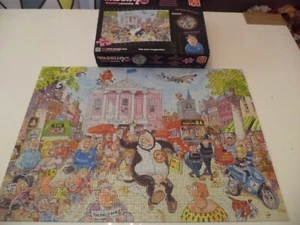 WASGIJ? no 12 1000 piece DESTINY market mayhem! excellent QUALITY JIGSAW PUZZLE - Picture 1 of 2