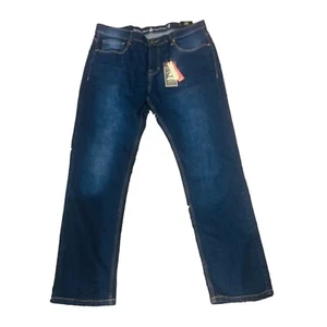 Pantalones de mezclilla rectos premium para hombre Beverly Hills talla 36W\32L - Imagen 1 de 6