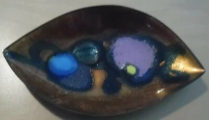 kleine Laurana Rame d'Arte Künstler-Schale, emailliert, 60er/70er Jahre - Bild 1 von 4