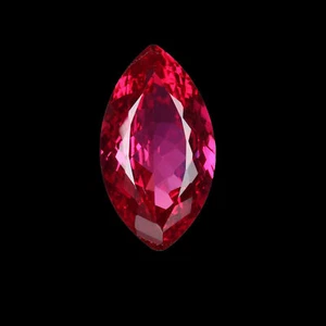 Lab-Created 14. Carat Marquise Cut Red Ruby Loose Gemstone For Jewelry Making - Picture 1 of 6