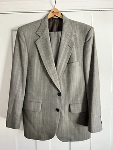 Men’s Sterling & Hunt Premier Edition Kuppenheimer Gray Wool Suit - Size 42 - Picture 1 of 4