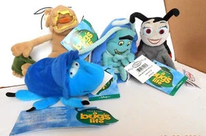 6 DISNEY BEANIES. 4 ARE BUG'S LIFE. 7-PICTURES. P.T. FLEA, FRANCIS. ROLL. DIM, - Picture 1 of 7