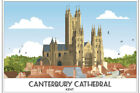 Canterbury Cathedral World Heritage Mother Church Travel/Railway Print A4 A3  A2