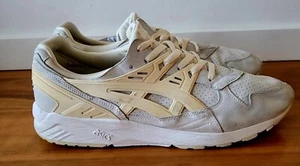 Asics Gel Kayano Evo Trainers Triple White Men US 13 Sneakers - Picture 1 of 8