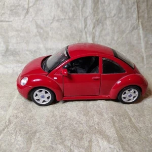 Volkswagen New Beetle 1999 Die-cast Car 1:25 Maisto Red No Box - Picture 1 of 11